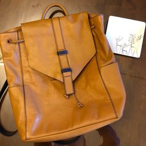 EUC Vera Bradley Leather Backpack